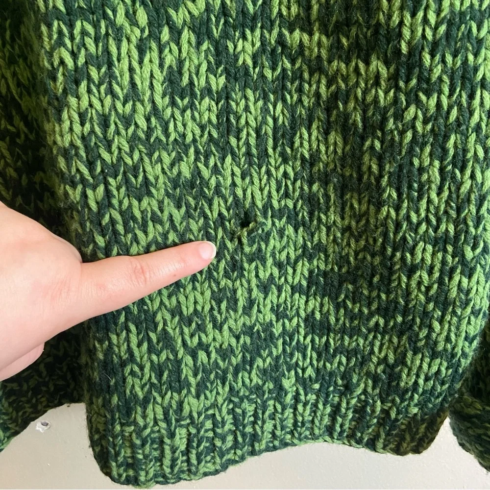 ✨SOLD✨Vintage 90’s American Eagle Hand Knitted Sweater - Picture 7 of 7